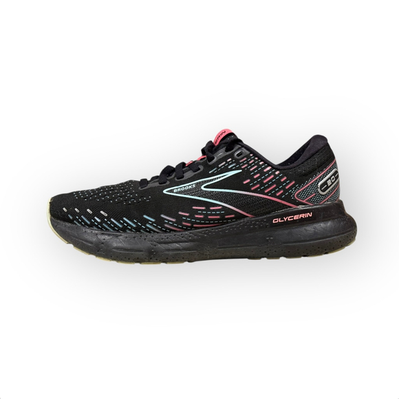 Brooks Glycerin 20 Black Blue Pink Women Road Running Shoes 1203691B005 Sz 9 - Picture 3 of 11